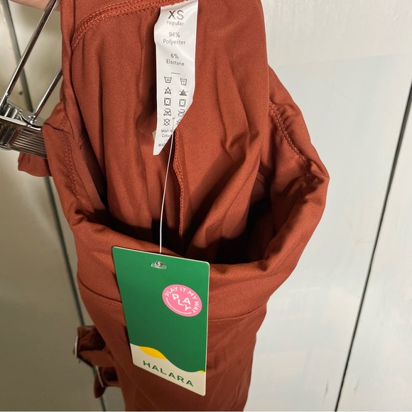 Halara High Waisted Decorative Buckle Split 2-in-1 Maxi Casual Skirt XS NEW - Picture 9 of 11